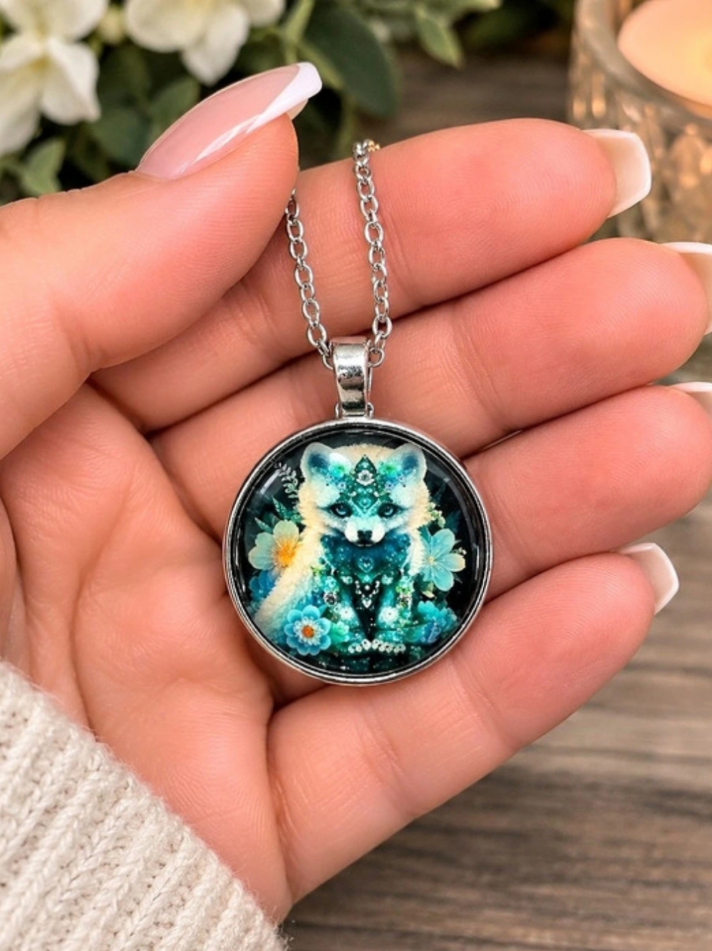 Fox Pendant Necklace